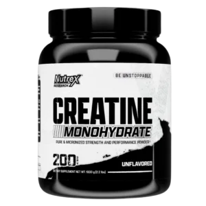 Creatina Drive Monohidratada Nutrex 1 kilo 200 servicios para potencia muscular