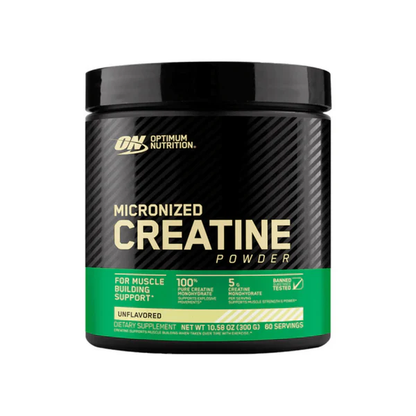 CREATINA-POWDER-ON Creatina Powder Optimum Nutrition 60 servicios para energía y rendimiento deportivo