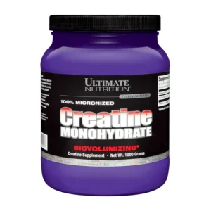 Creatina Monohidratada Ultimate Nutrition 1 kilo 200 servicios para fuerza y masa muscular
