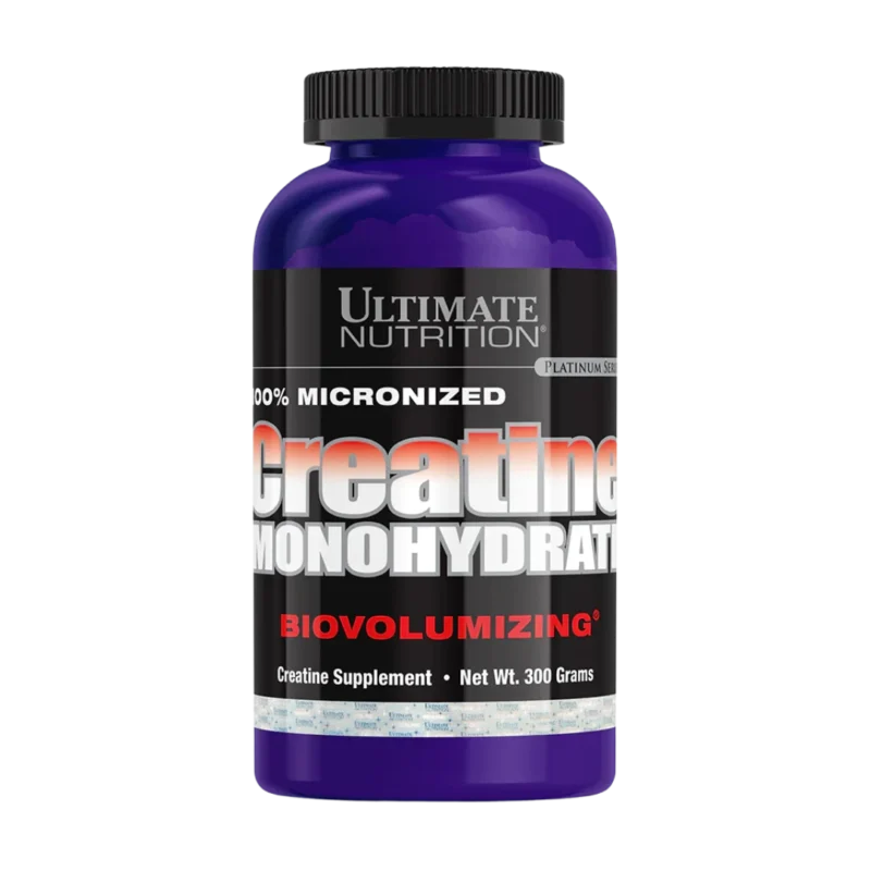 CREATINA-ULTIMATE-NUTRITION-60SERV Creatina Monohidratada Ultimate Nutrition 60 servicios para fuerza y recuperación muscular