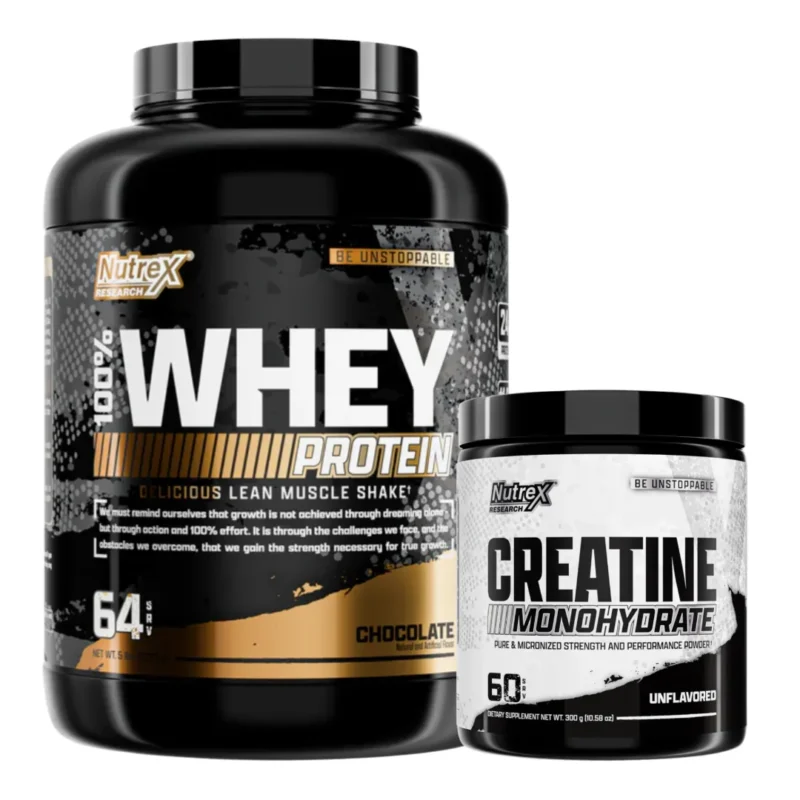 Pack Esencial con Whey Nutrex 5 lb y Creatine Drive 300 g