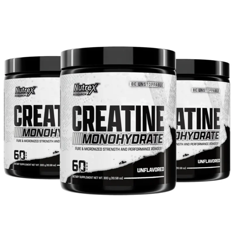Pack Triple Nutrex con 3 Creatine Drive Nutrex de 300 g