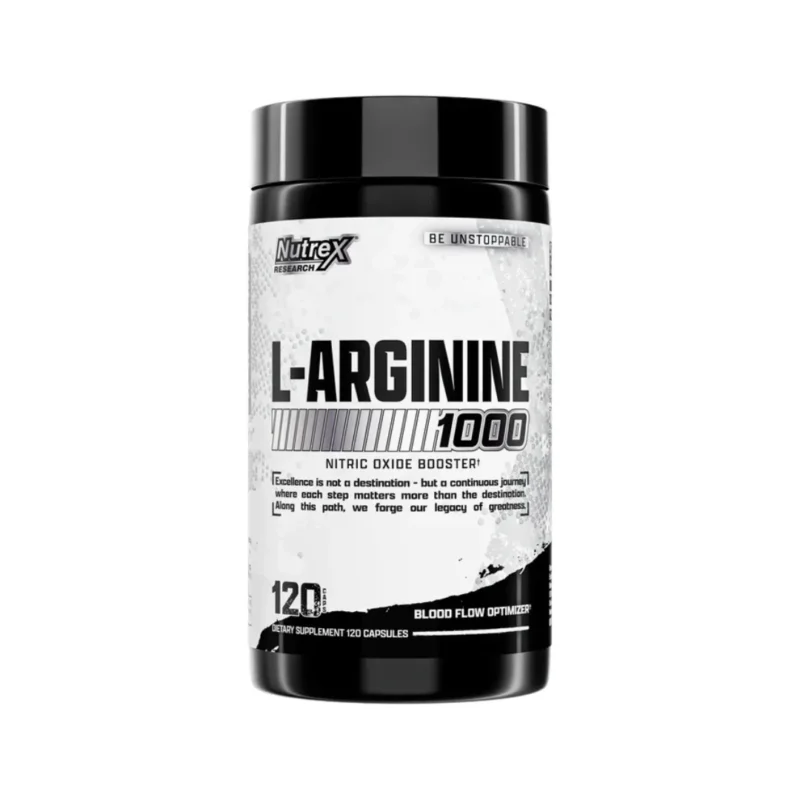 L-Arginine 1000 Nutrex suplemento 120 cápsulas