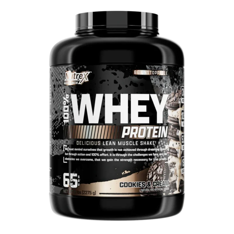 PROTEINA-100WHEY-NUTREX-COOKIES&CREAM 100% Whey Protein 5 lb