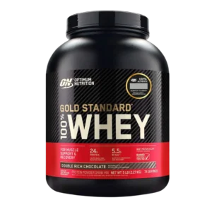 proteína Gold Standard Whey Optimum Nutrition 5 lb en polvo