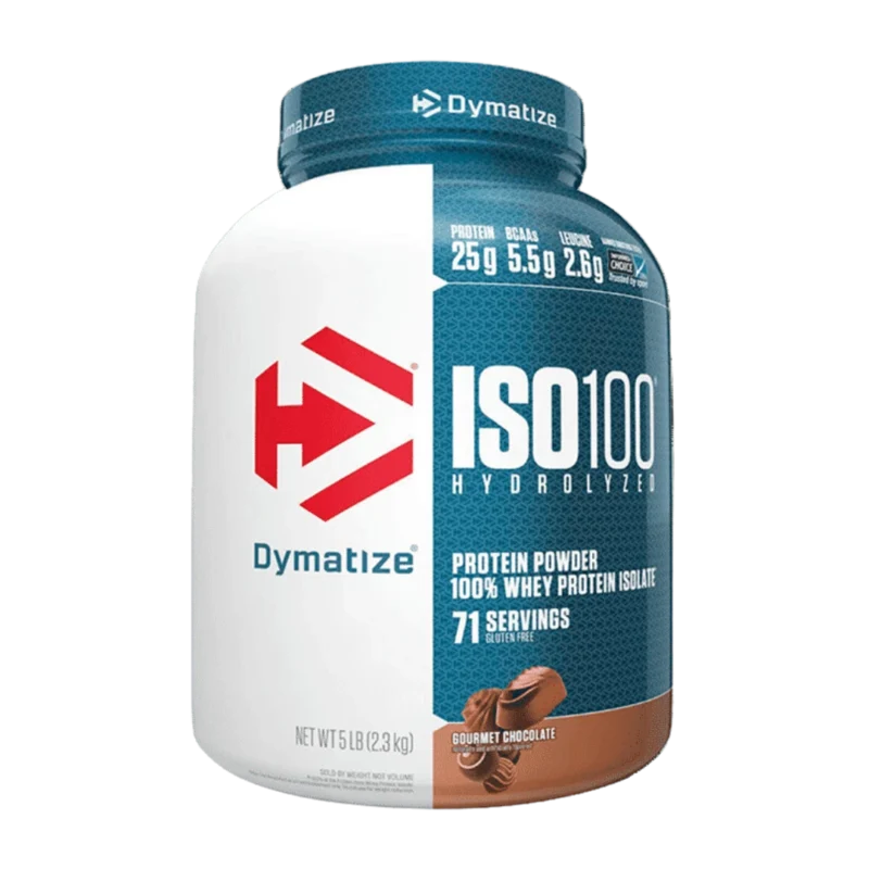 proteína ISO 100 Dymatize 5 lb en polvo