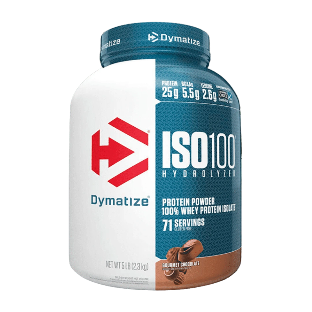 proteína ISO 100 Dymatize 5 lb en polvo