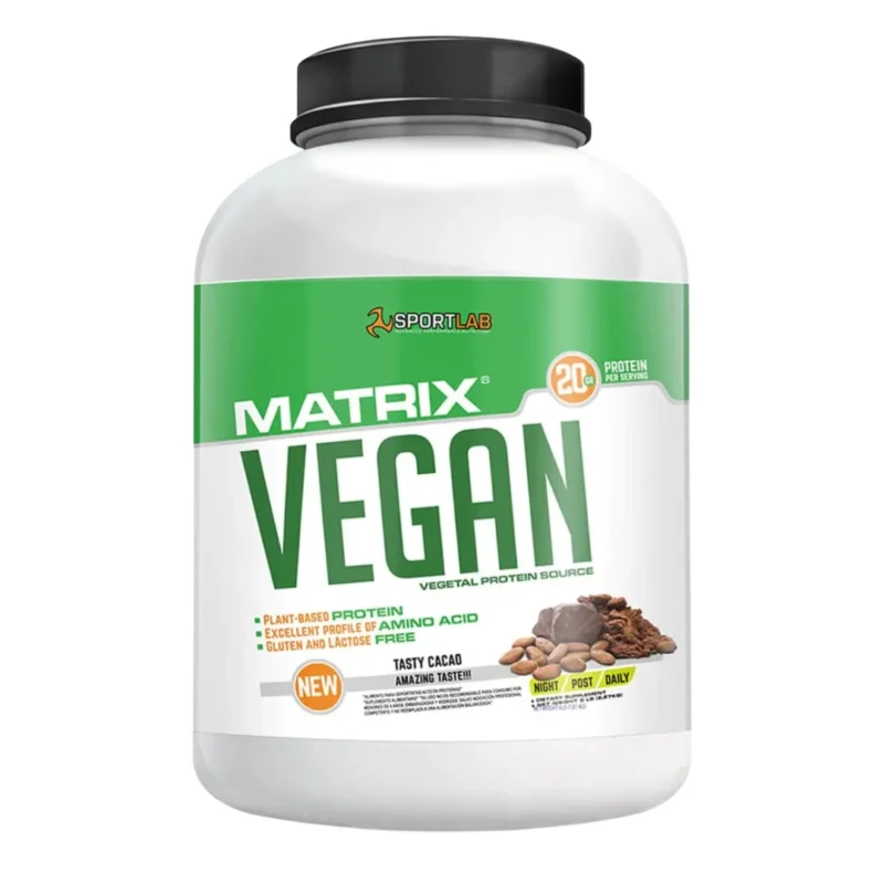 proteína Matrix Vegan Sportlab 5 lb en polvo