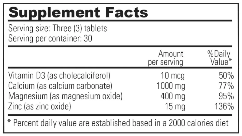 TABLA-NUTRICIONAL-VITAMINAS-CALCIO-MAGNESIO-ZINC-VITAMINAD3_1_11zon Calcio Magnesio Zinc + Vitamina D3 90 tabs