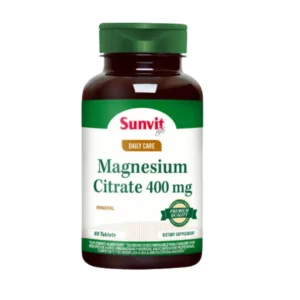 suplemento Magnesium Citrate Sunvitlife 400 mg 60 tabs