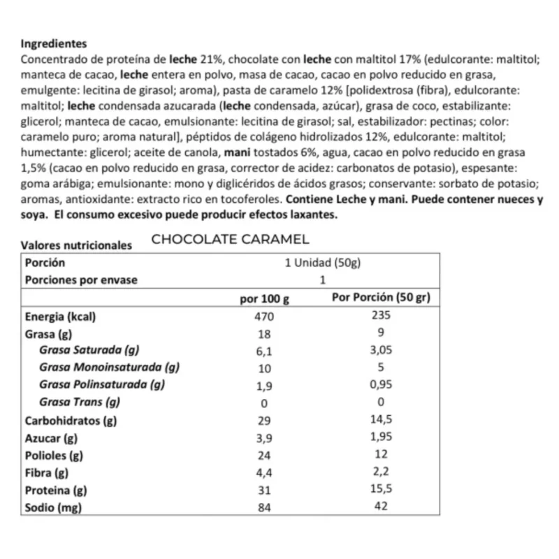 CAJA BARRITA PROTEINA 24 UNIDADES