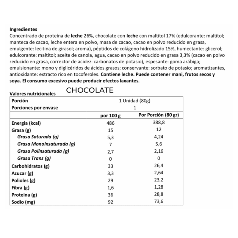 CAJA BARRITA PROTEINA XXL 24 UNIDADES